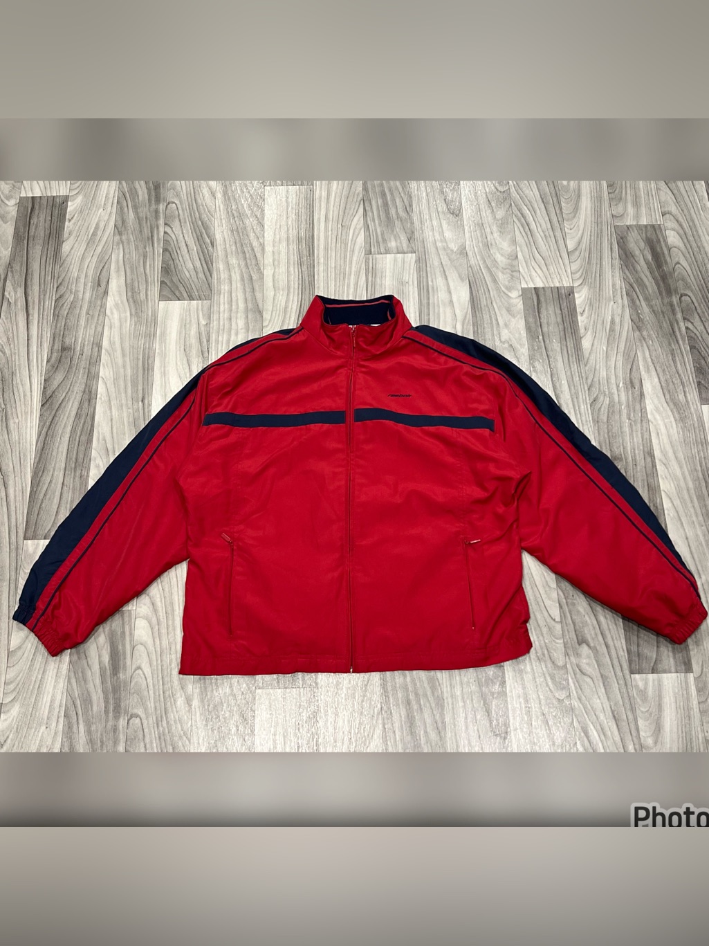 Size Xl Mens Vintage Reebok Windbreaker Jacket